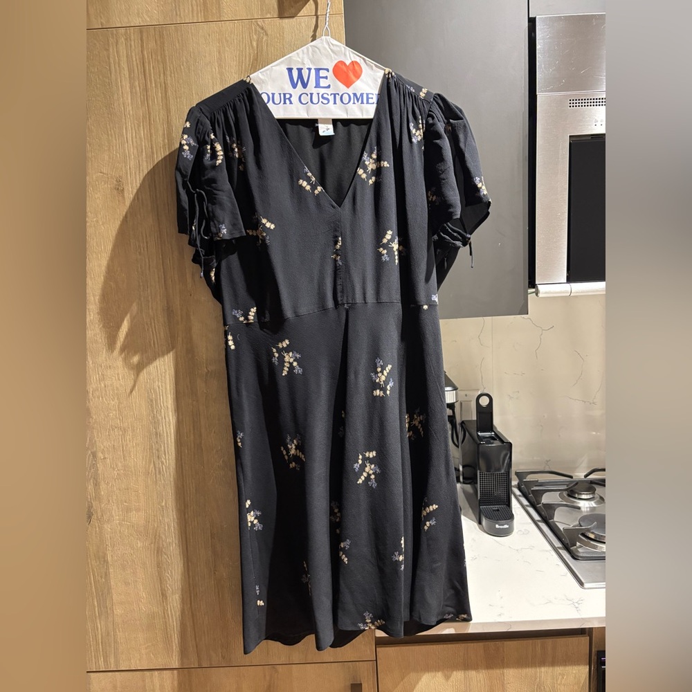 Madewell Navy Floral Dress - Size 10